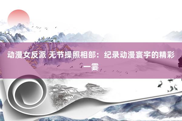动漫女反派 无节操照相部：纪录动漫寰宇的精彩一霎