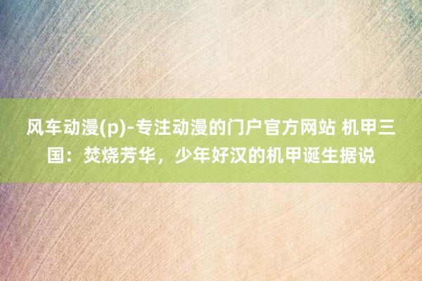 风车动漫(p)-专注动漫的门户官方网站 机甲三国：焚烧芳华，少年好汉的机甲诞生据说