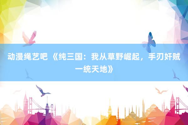 动漫绳艺吧 《纯三国：我从草野崛起，手刃奸贼一统天地》